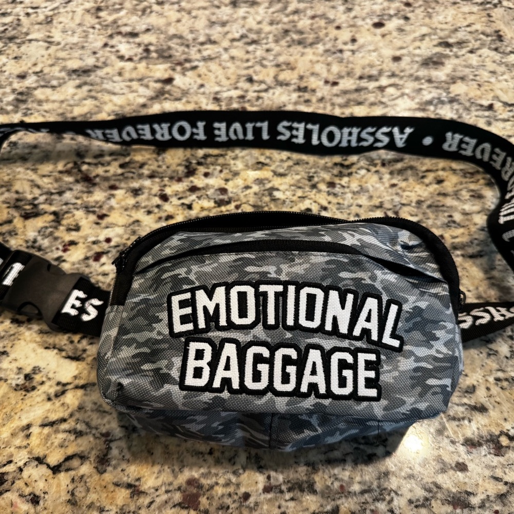 Emotional Baggage Camouflage Waist Bag